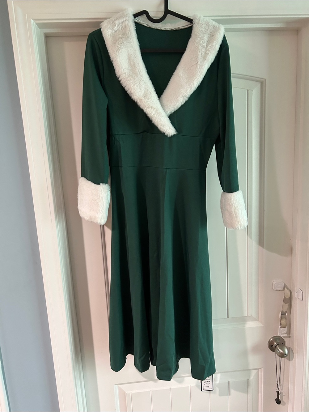 CHRISTMAS LAPEL DRESS - Picture 4 of 6